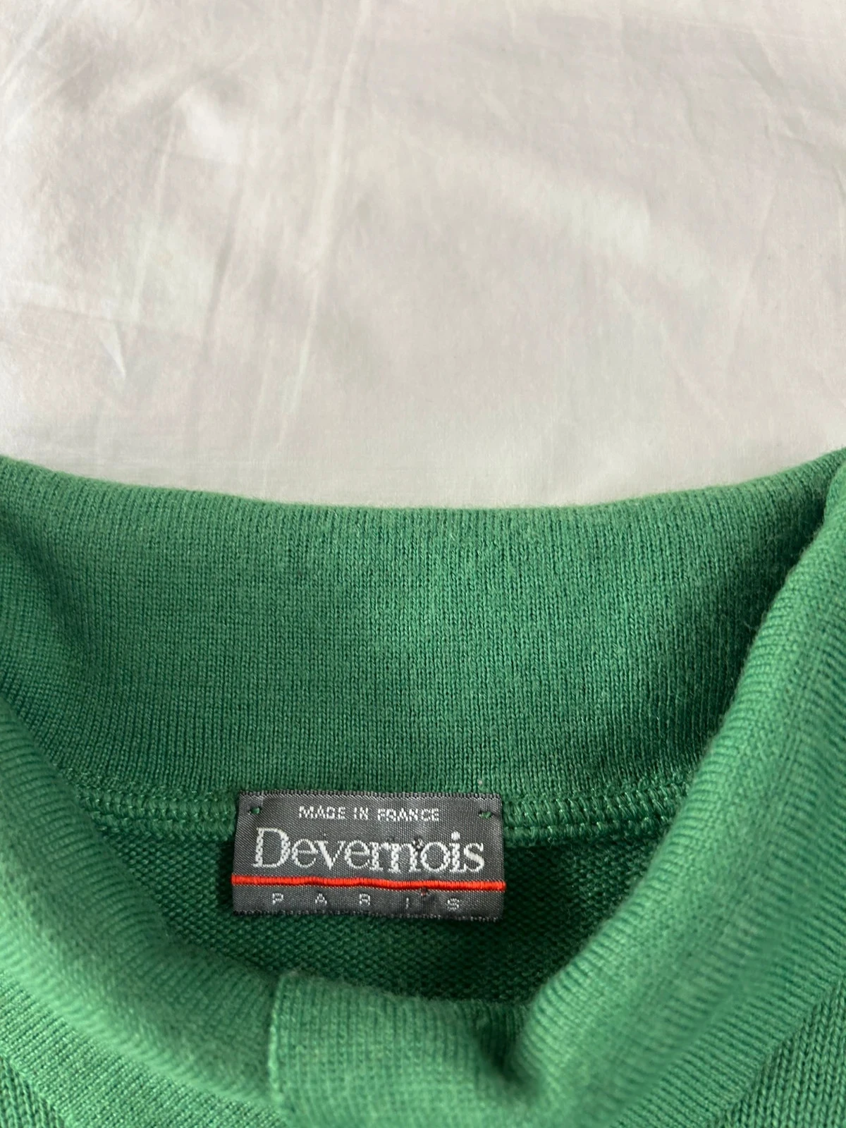 Donkergroen DEVERNOIS PARIS wolblendmark-vest – photo 8